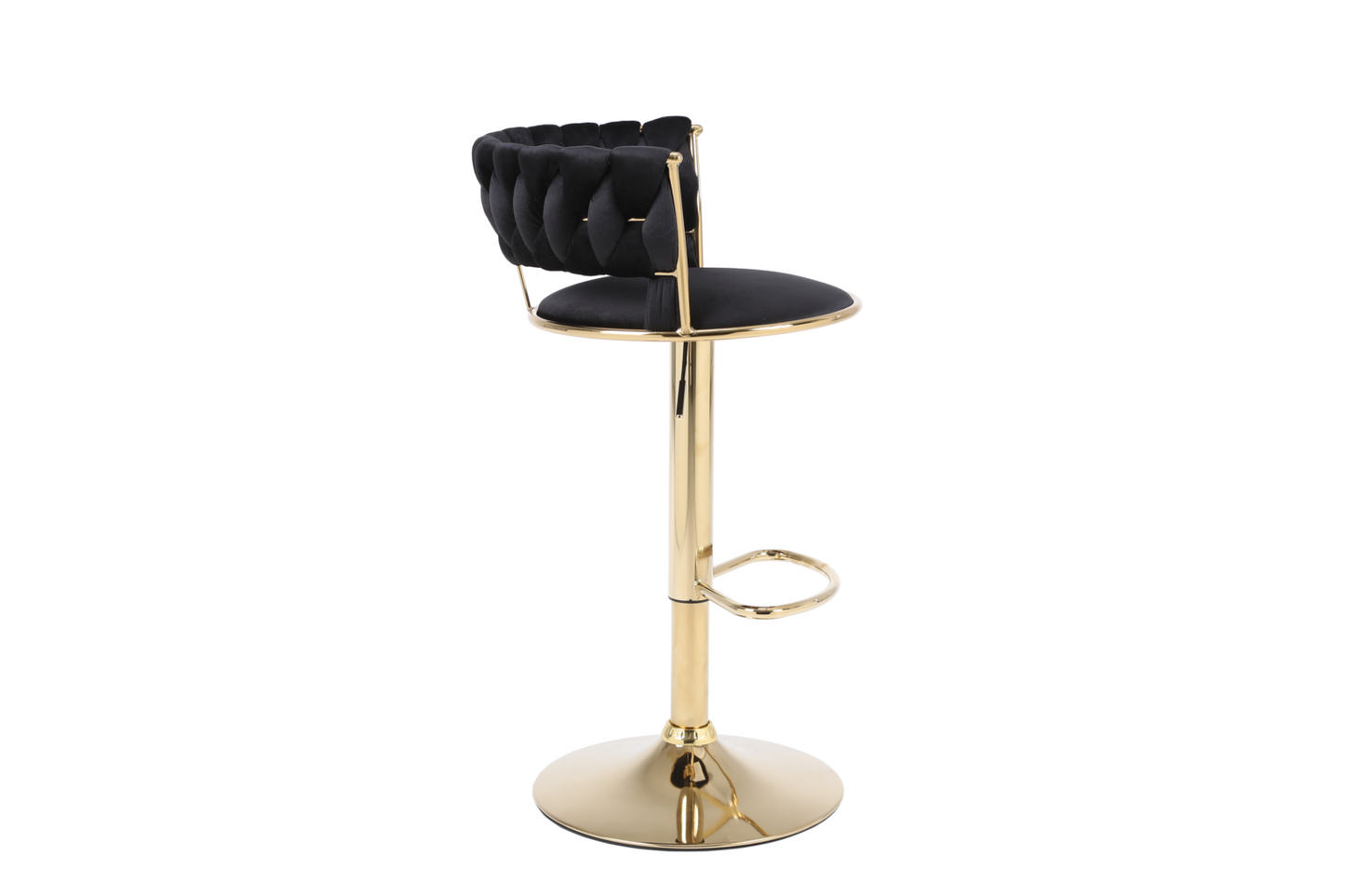 Black & Gold Bar Stool
