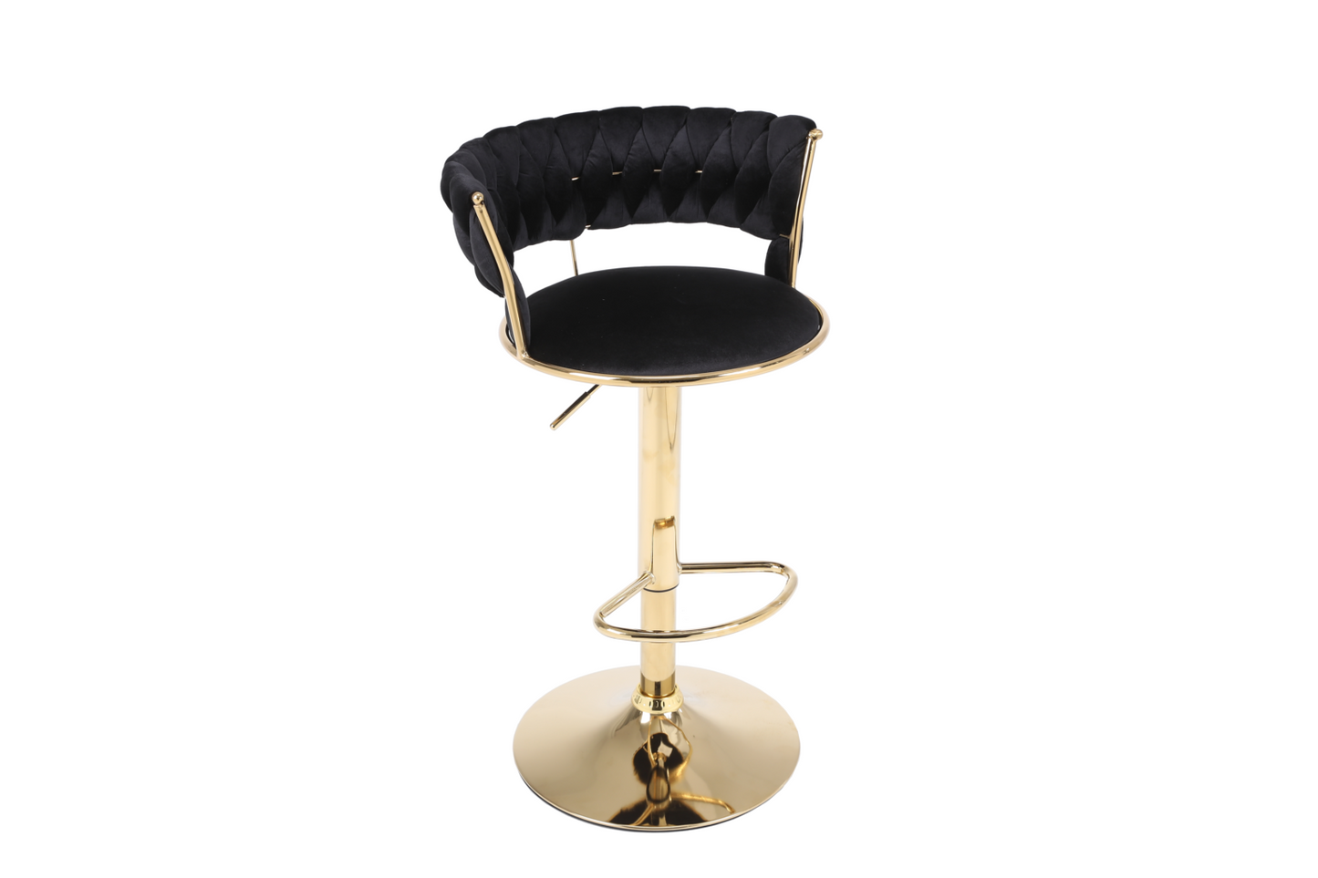 Black & Gold Bar Stool