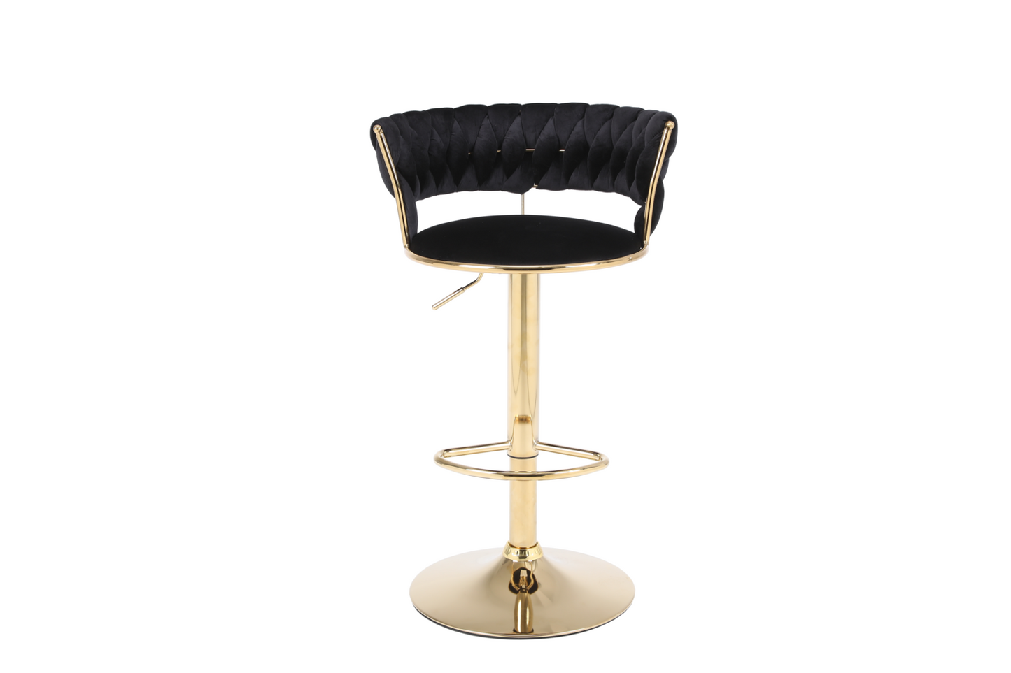 Black & Gold Bar Stool