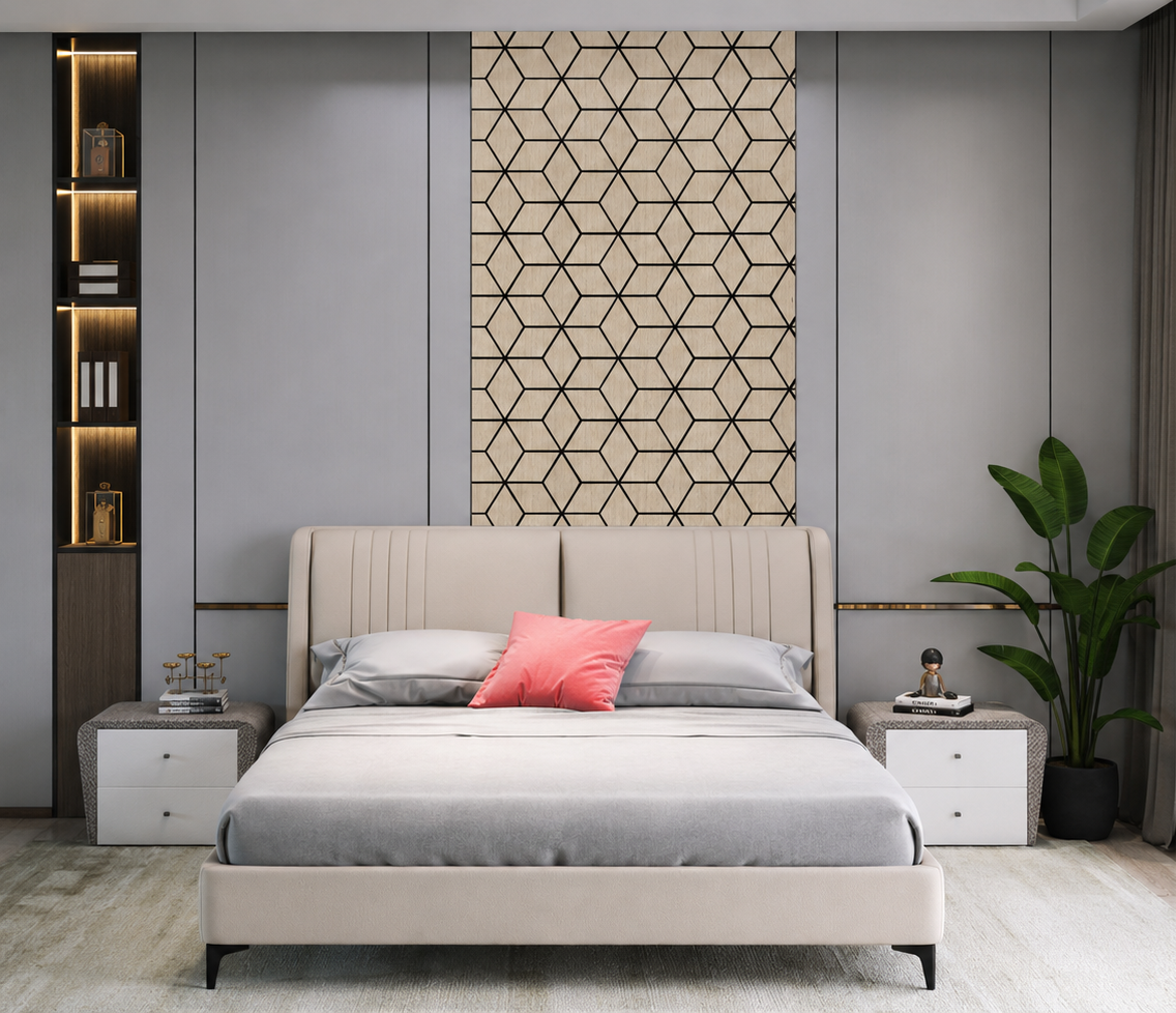 Wall Panel 08 - Blocks - 240cm - Per Panel