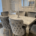 Louis Dining Table Set Valentino Chairs