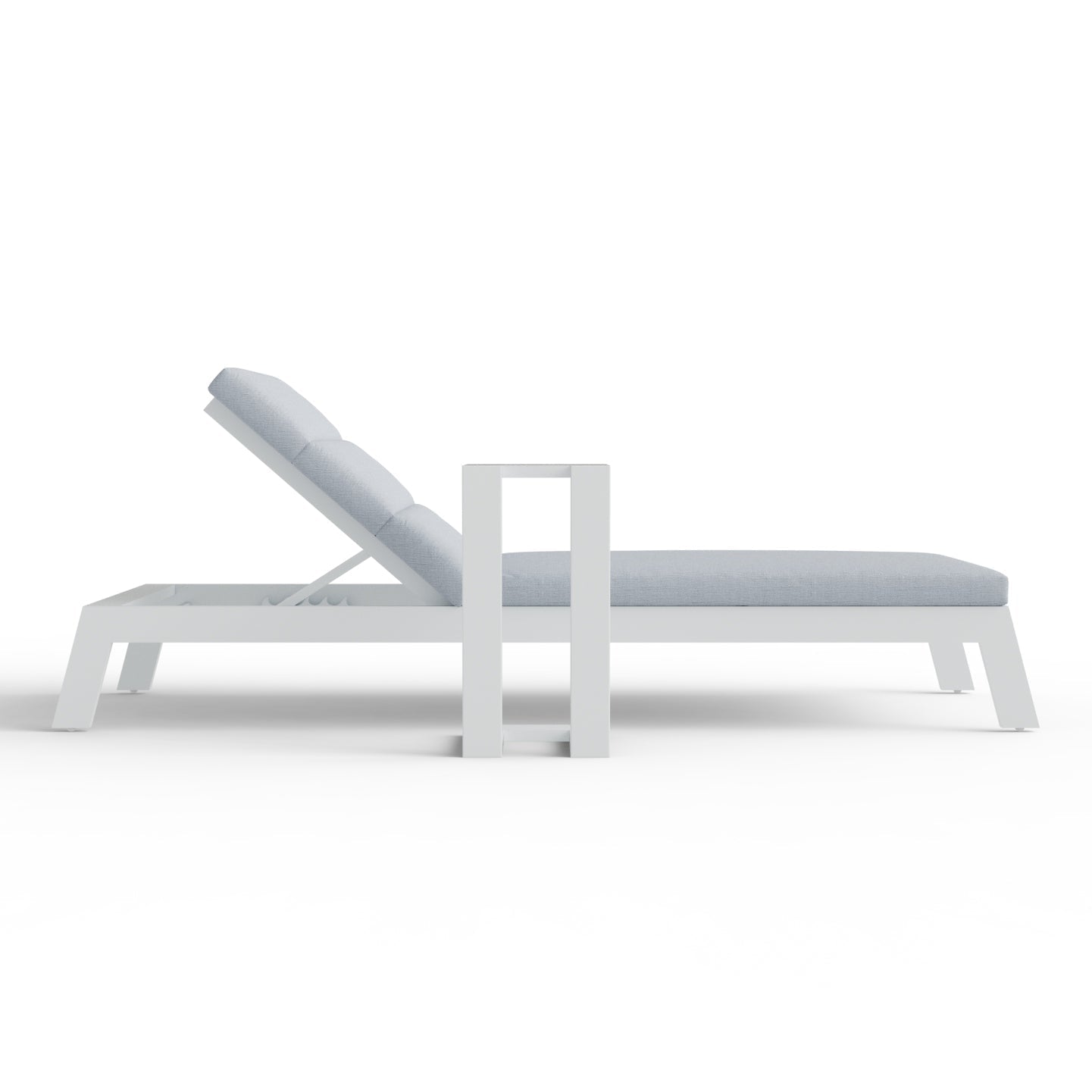 Dasia Outdoor Sun Lounger white angle image
