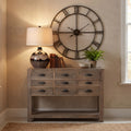 Sepia Shadows Table Lamp With Linen Shade
