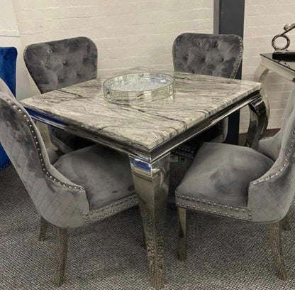 Square Luna Dining Set | Mayfair Chairs