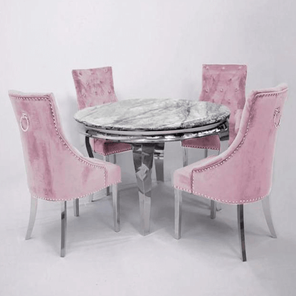 Round Luna Dining Set | Duke Chairs