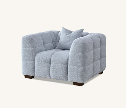 Beca Sofa Range in Pearl Boucle Fabric