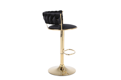 Black & Gold Bar Stool