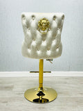 Vogue Cream Lion Knocker Bar Stool