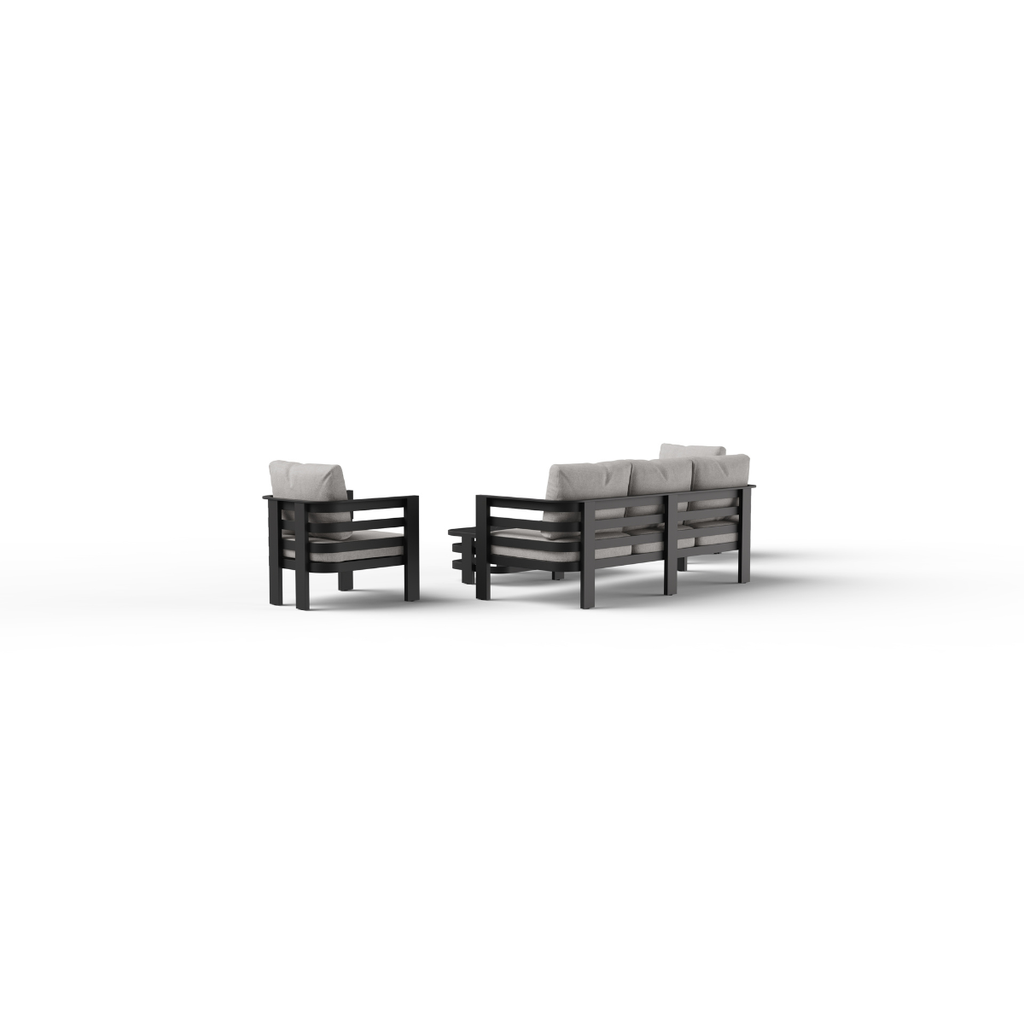 Andros Outdoor Lounge Set onyx coffee table cut out image