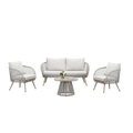 Cove Outdoor Lounge Set in natural finish, 4 seater garden lounge set hero image