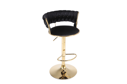 Black & Gold Bar Stool