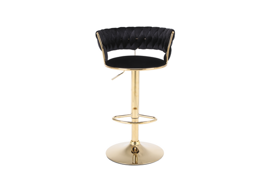 Black & Gold Bar Stool
