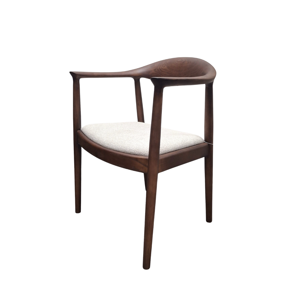 ALUXO Fern Walnut Dining Chair