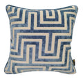 Blue Maze Cushion