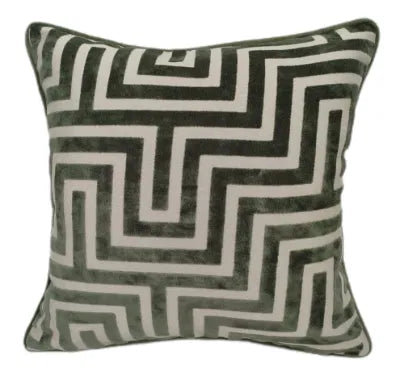 Sage Maze Cushion