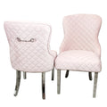 Kate Dining Chair in Pink Velvet