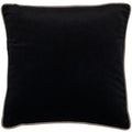 Twofaced Black And Cream Large Cushion