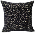 Black Leopard Velvet Cushion