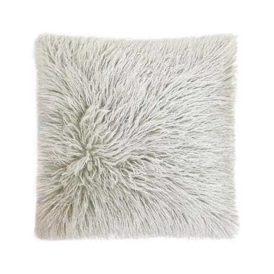 Natural Faux Fur Cushion