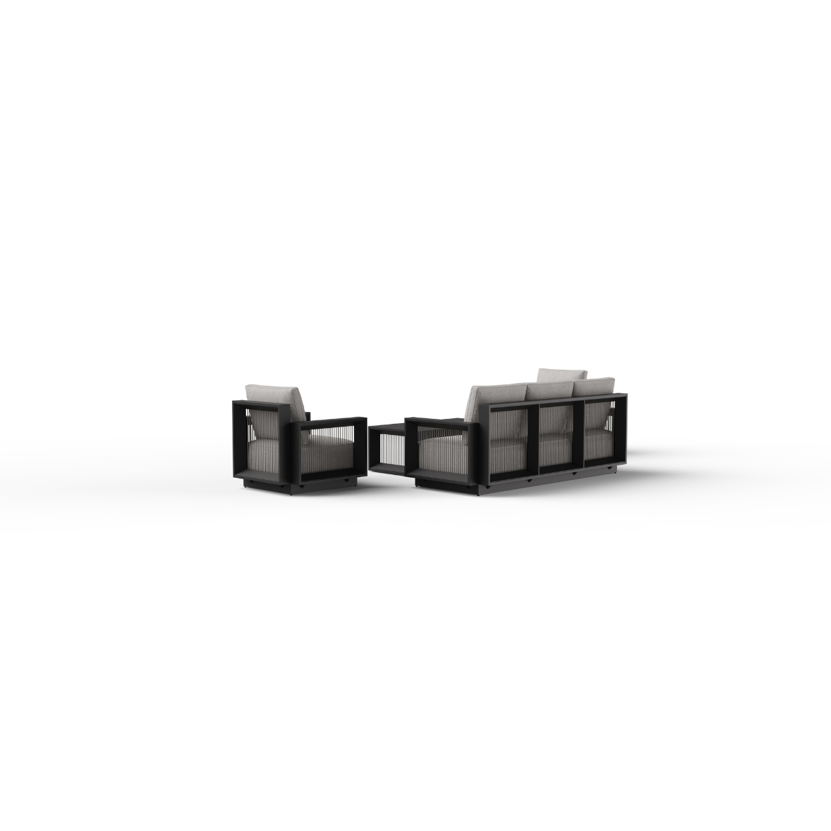 Ikos Outdoor Lounge Set onyx coffee table cut out image