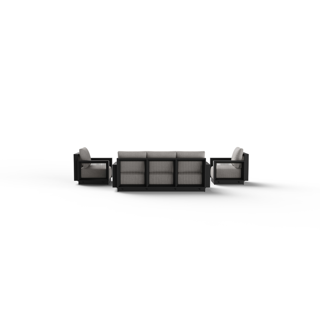 Ikos Outdoor Lounge Set onyx side table cut out image