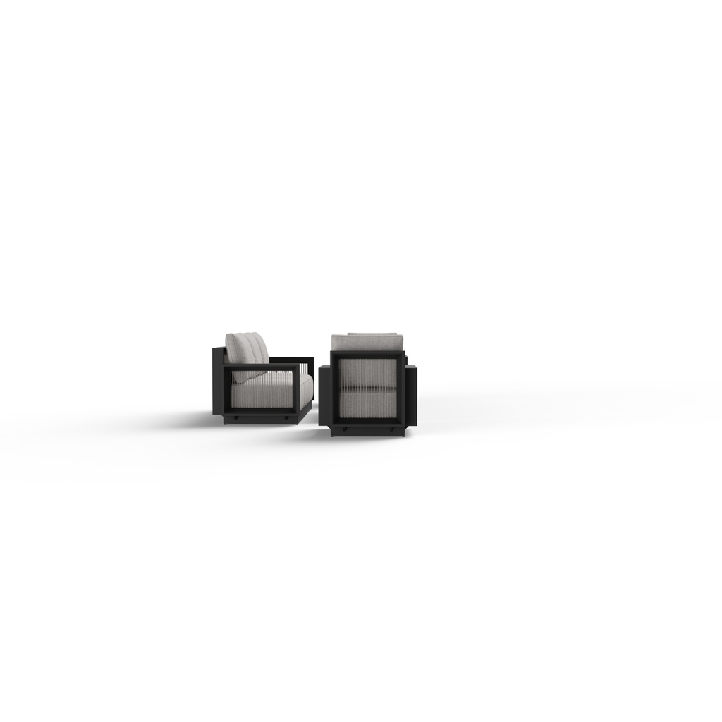 Ikos Outdoor Lounge Set onyx full garden furniture cut out image