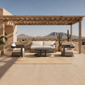 Selene wicker 5 seater outdoor lounge set garden furniture