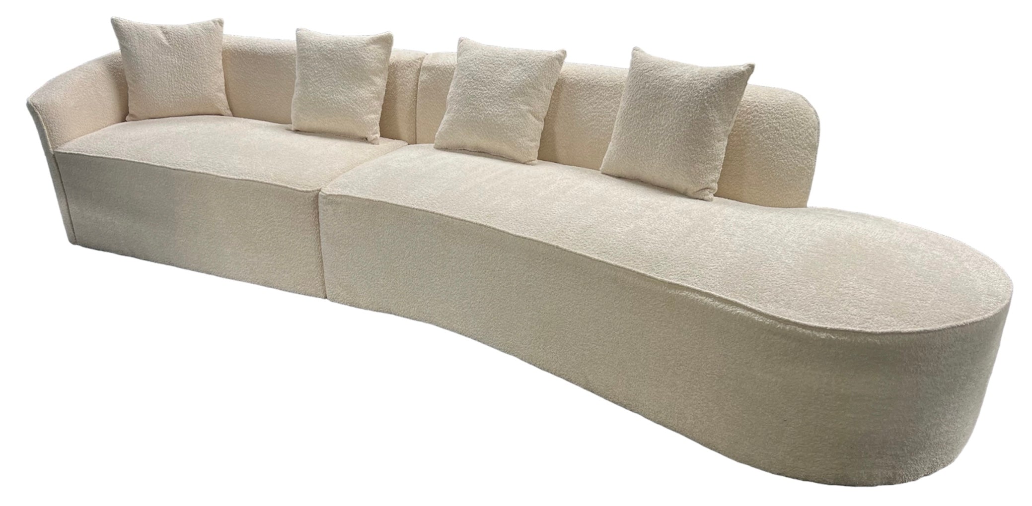 Siena 08 Ivory Left Right Hand 5 Seater Sofa - front view