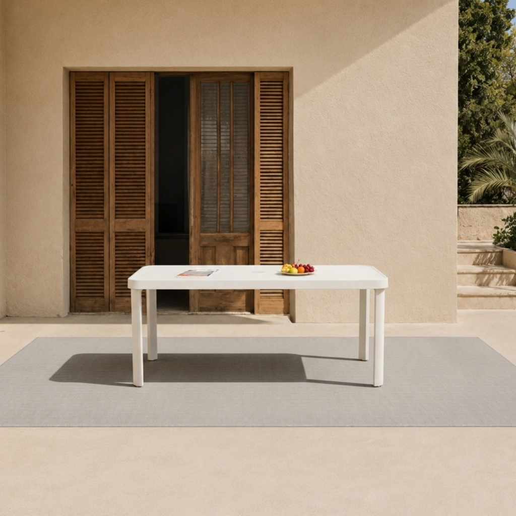 Sofia Outdoor Range 6 Seater Dining Set dining table lifestyle image