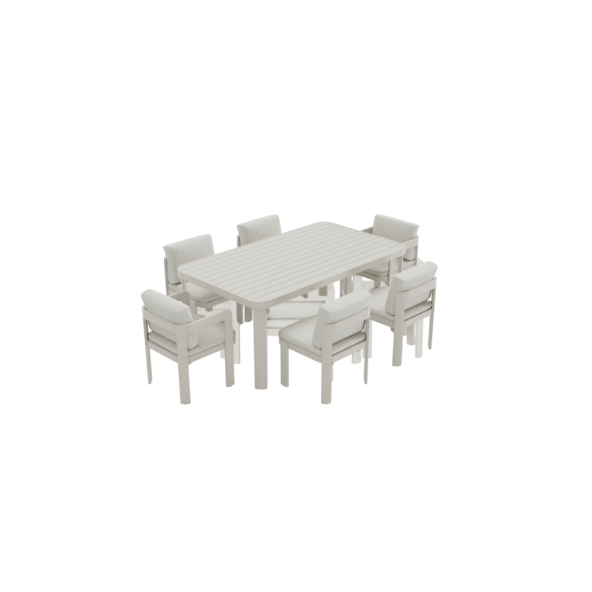 Sofia Outdoor Range 6 Seater Dining Set table cut out image