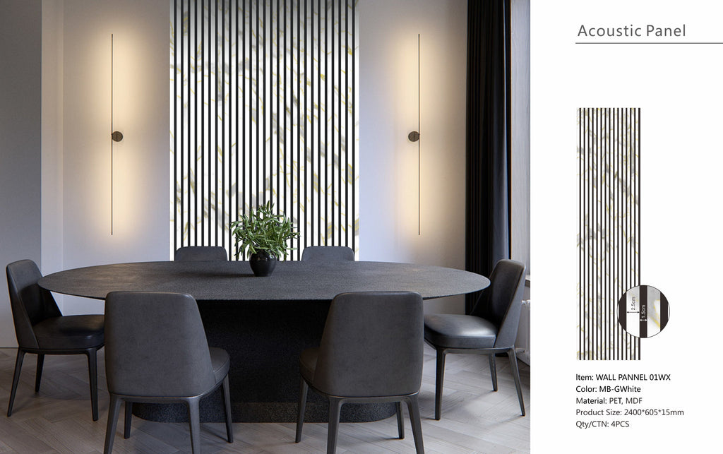 Wall Panel 01 - Acoustic - 240cm - Per Panel