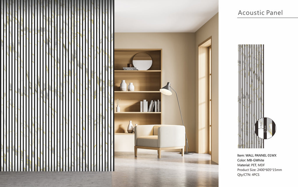 Wall Panel 01 - Acoustic - 240cm - Per Panel