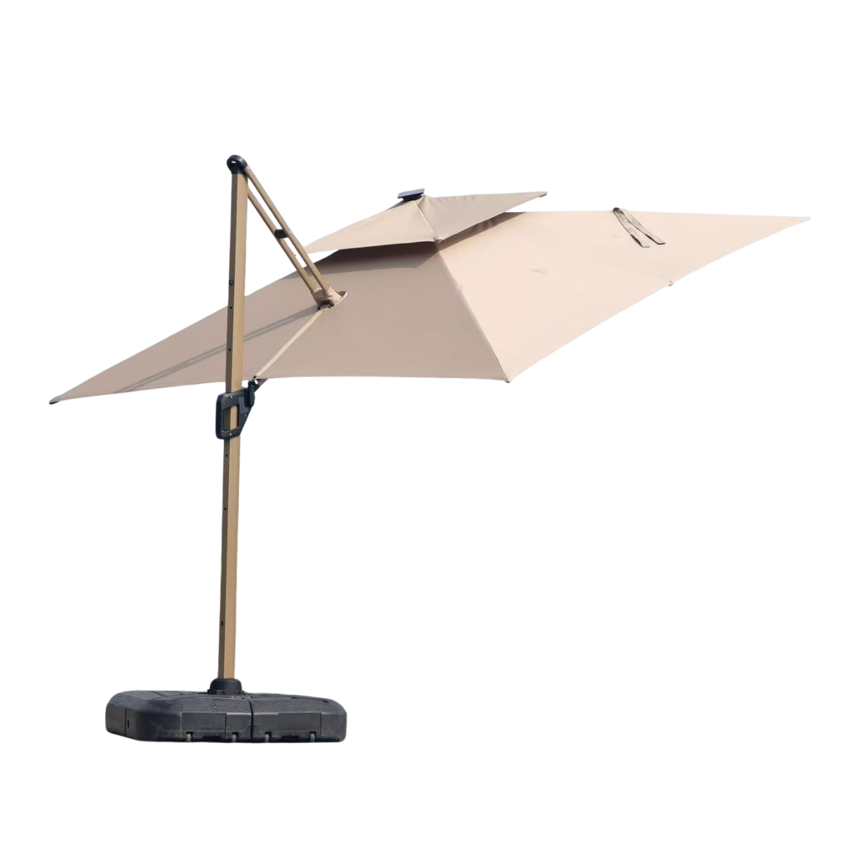 Camber 3m Cantilever Parasol with solar LED lights hero image