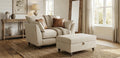 Comfy pillow back fabric sofa range with scatter cushion back style