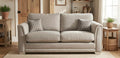 Cosmos deep base fabric sofa range in neutral fabric