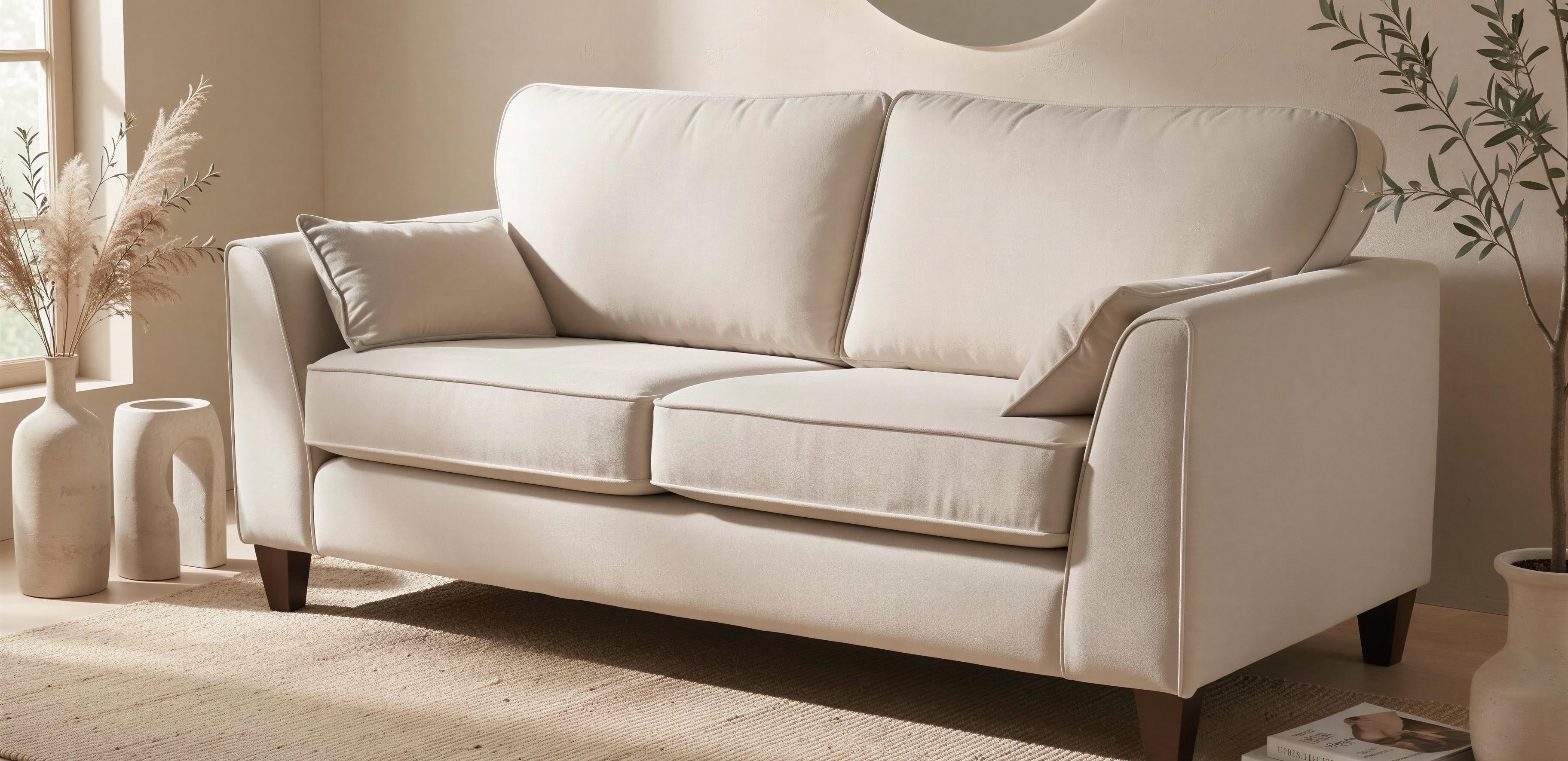Cosmos tall leg fabric sofa range with modern raised legs
