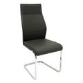Georgia grey PU dining chair