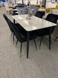 Dining set 4 chairs and 1.4m table
