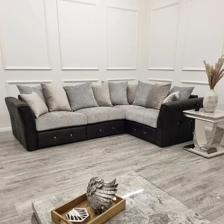 Lenox 4 Piece Corner Modular Sofa