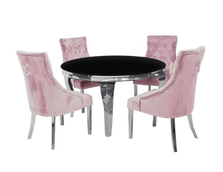 Round Luna Dining Set | Duke Chairs