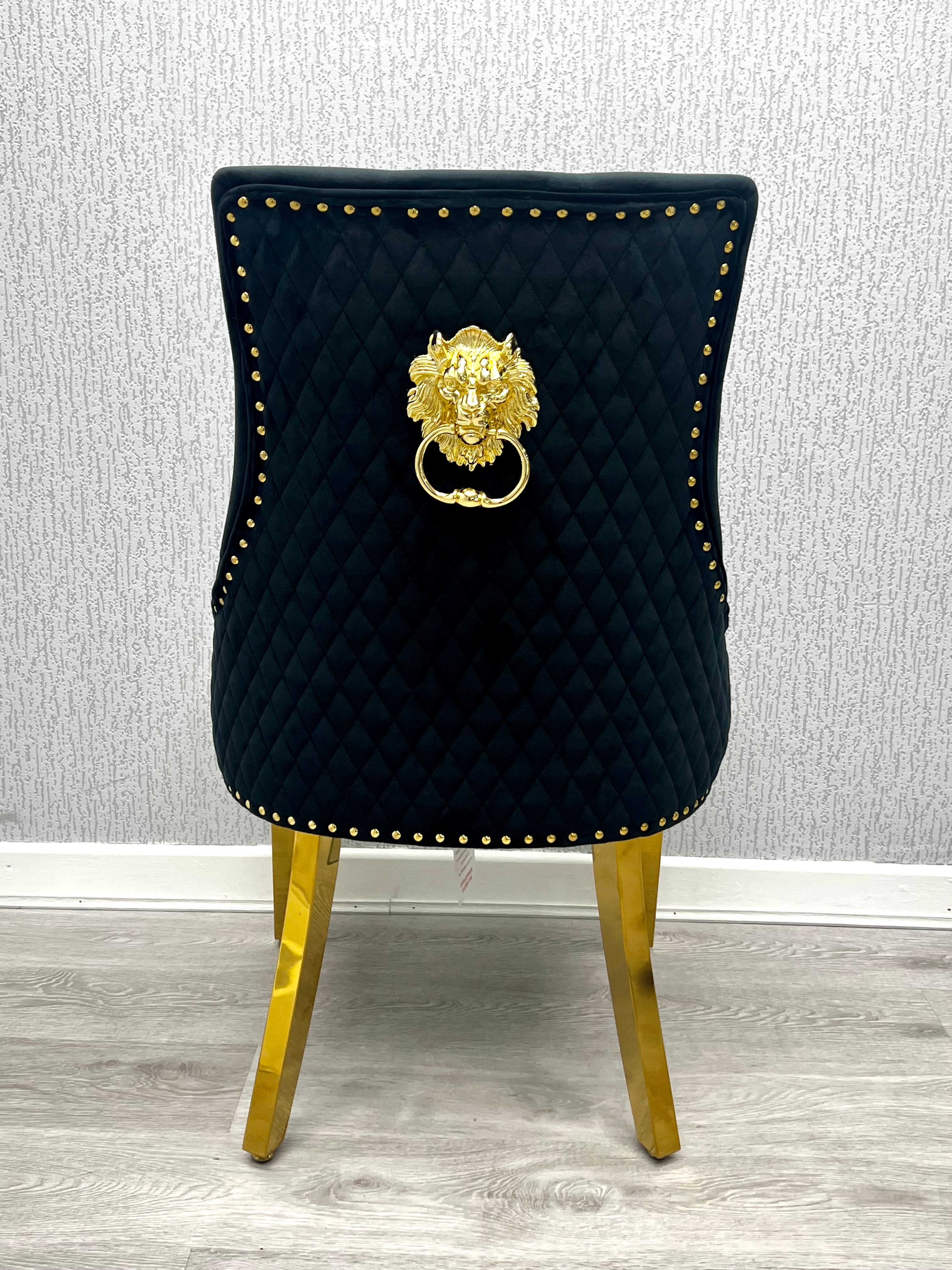 Majestic velvet dining chair
