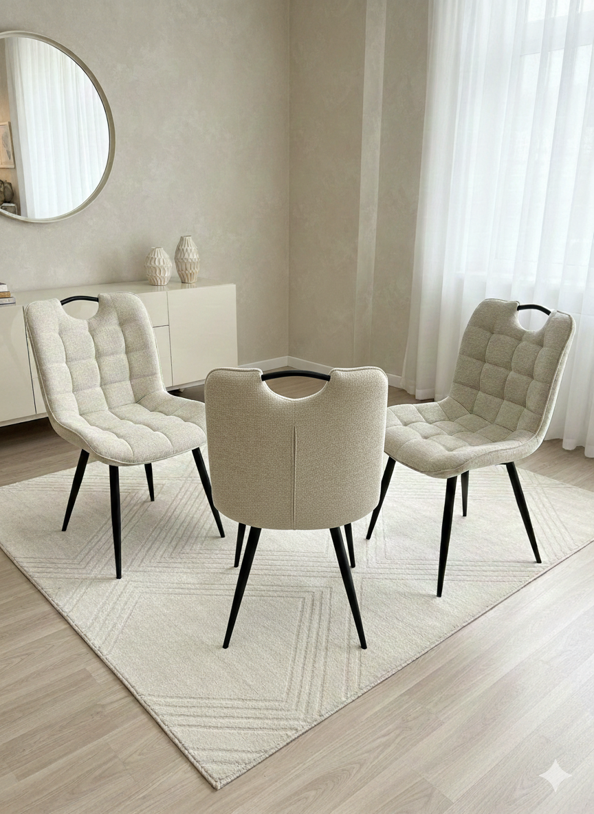 Monza fabric dining chair
