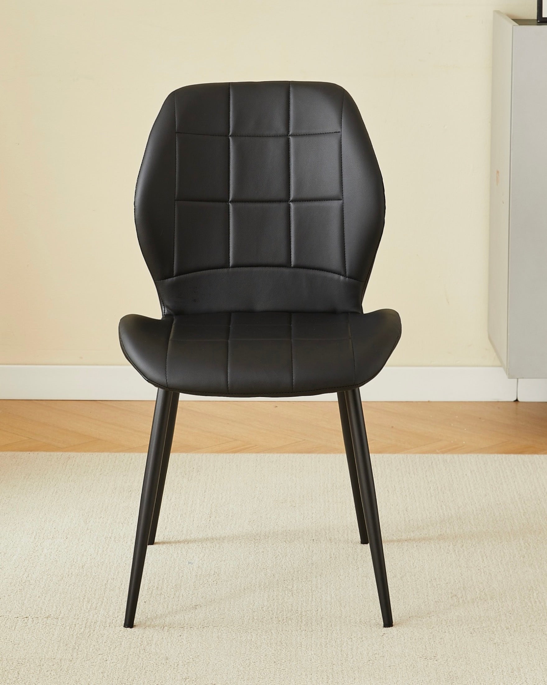 Oliver PU leather effect dining chair