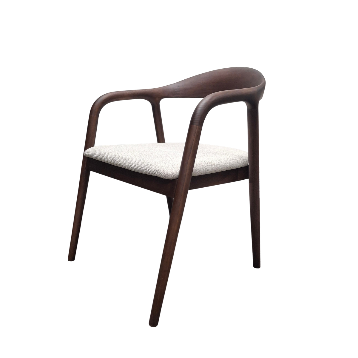 ALUXO Tess Walnut Dining Chair